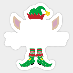 I'm The Mommy Christmas Elf Sticker